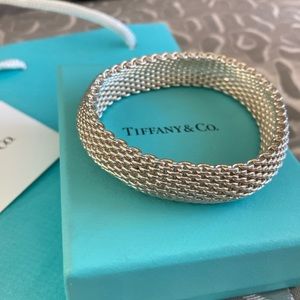 Authentic TIFFANY & CO. SOMERSET 925 Mesh Bracelet.